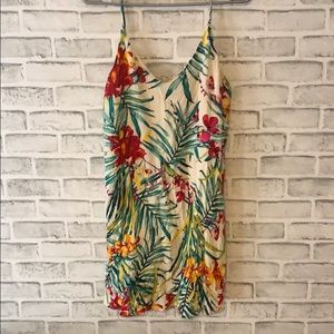 Tropical slip dress